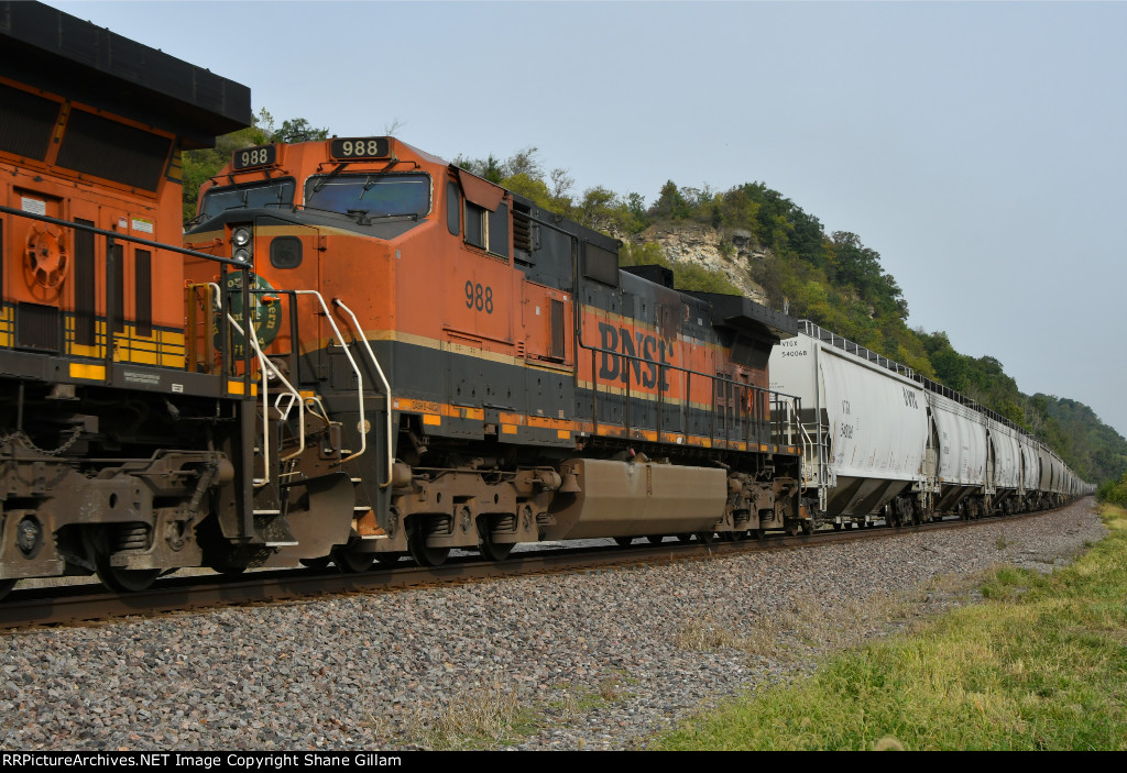 BNSF 988 Roster shot.